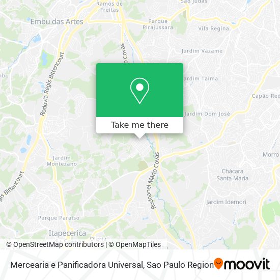 Mercearia e Panificadora Universal map
