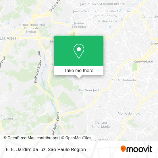 E. E. Jardim da luz map
