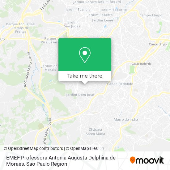 EMEF Professora Antonia Augusta Delphina de Moraes map