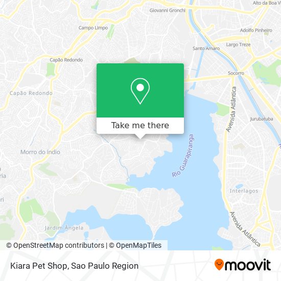 Kiara Pet Shop map