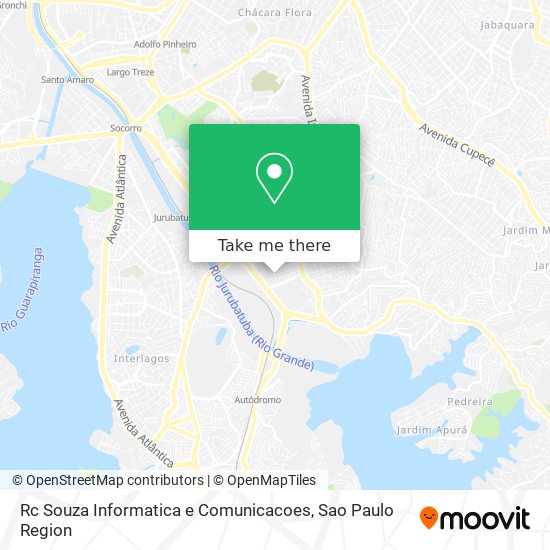 Mapa Rc Souza Informatica e Comunicacoes