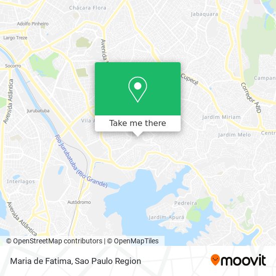 Mapa Maria de Fatima