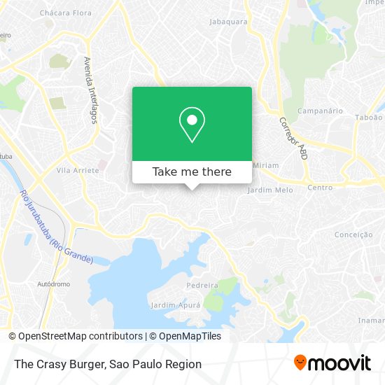 The Crasy Burger map