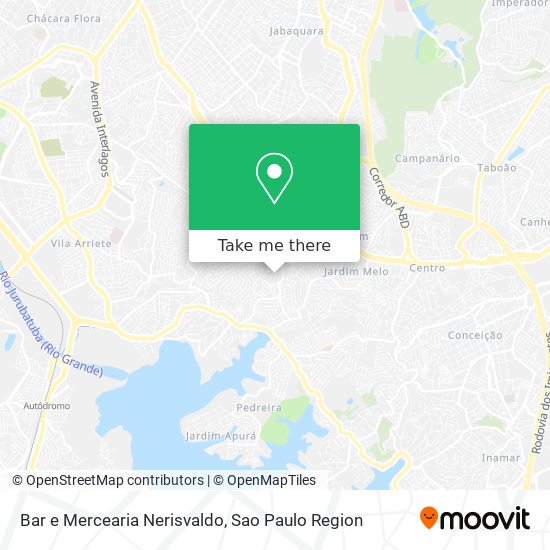 Mapa Bar e Mercearia Nerisvaldo