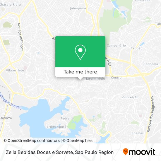 Zelia Bebidas Doces e Sorvete map