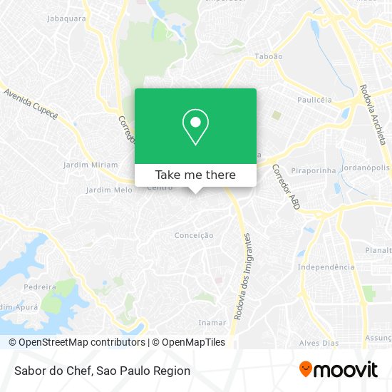 Sabor do Chef map