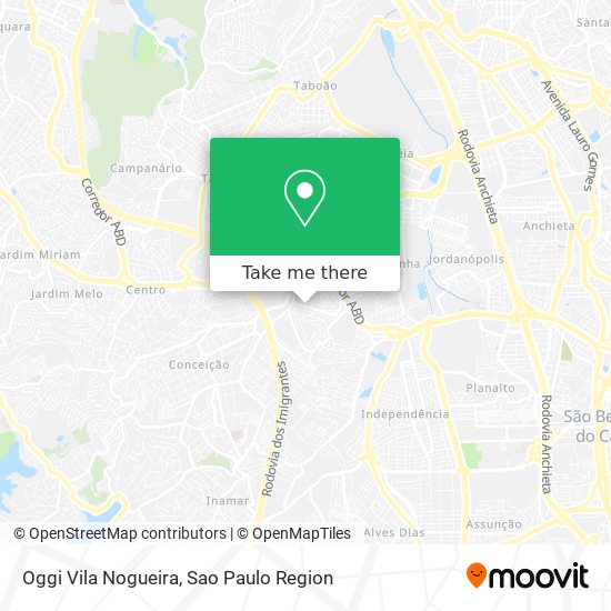 Oggi Vila Nogueira map