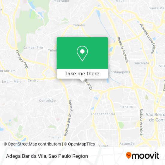 Adega Bar da Vila map