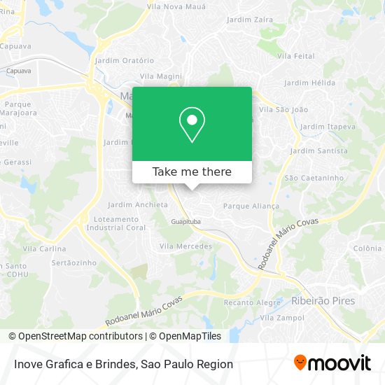 Inove Grafica e Brindes map