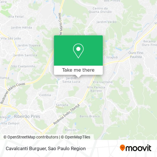 Mapa Cavalcanti Burguer