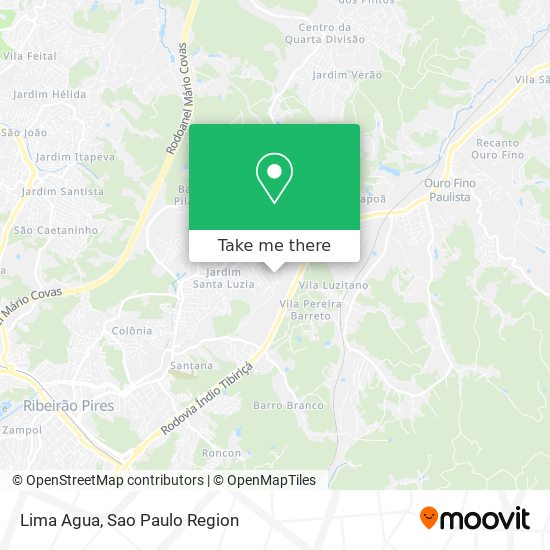 Mapa Lima Agua