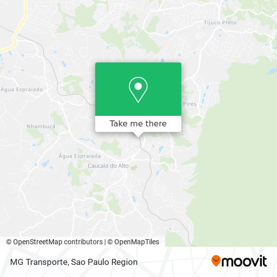 MG Transporte map