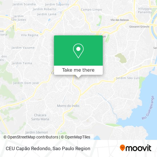 CEU Capão Redondo map