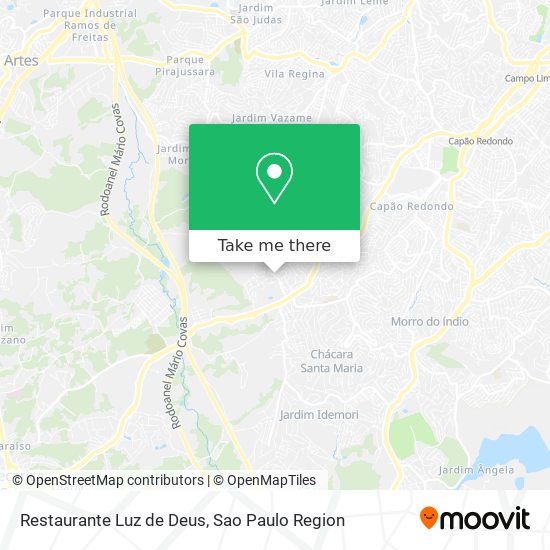 Restaurante Luz de Deus map