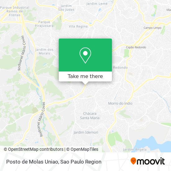 Posto de Molas Uniao map