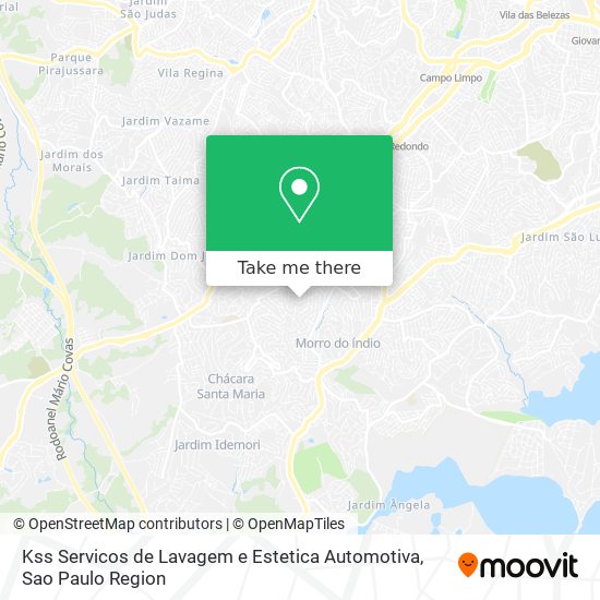 Kss Servicos de Lavagem e Estetica Automotiva map