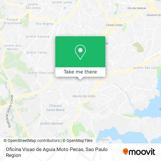 Mapa Oficina Visao de Aguia Moto Pecas