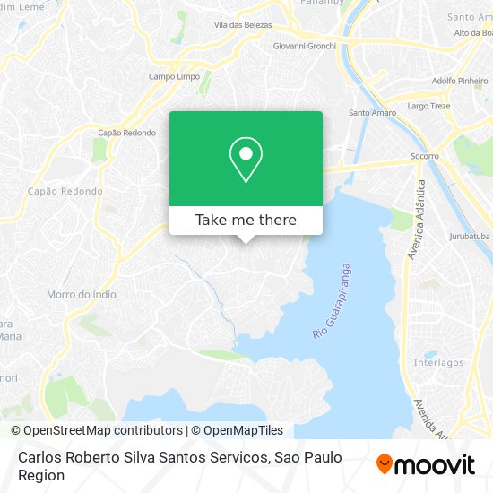 Carlos Roberto Silva Santos Servicos map