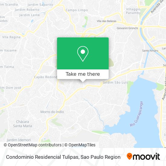 Mapa Condominio Residencial Tulipas