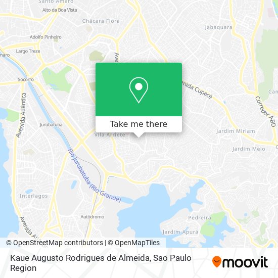 Kaue Augusto Rodrigues de Almeida map