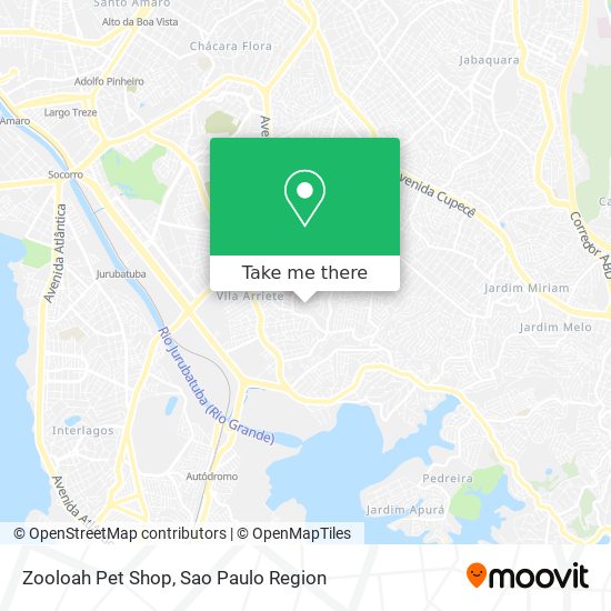 Zooloah Pet Shop map