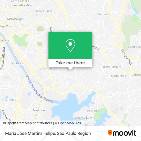Maria Jose Martins Felipe map