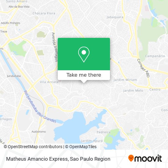 Mapa Matheus Amancio Express