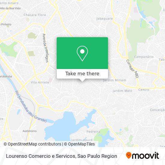 Mapa Lourenso Comercio e Servicos