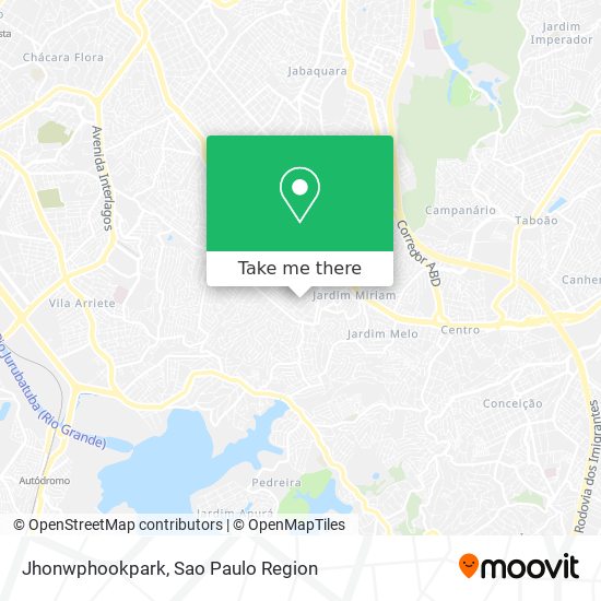 Mapa Jhonwphookpark