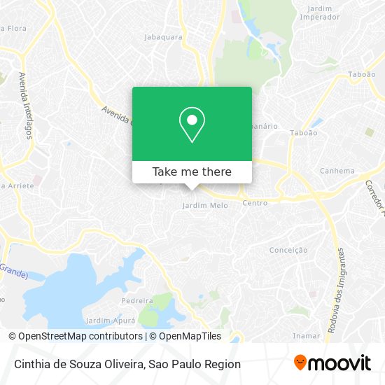 Mapa Cinthia de Souza Oliveira