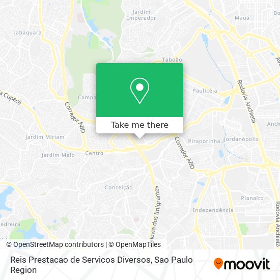 Reis Prestacao de Servicos Diversos map