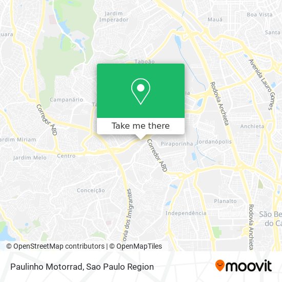 Mapa Paulinho Motorrad