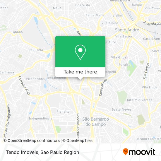 Tendo Imoveis map