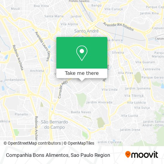 Companhia Bons Alimentos map