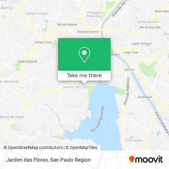 Jardim das Flores map