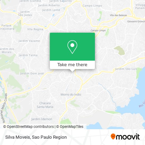 Silva Moveis map