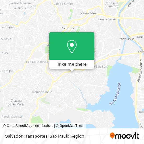 Salvador Transportes map