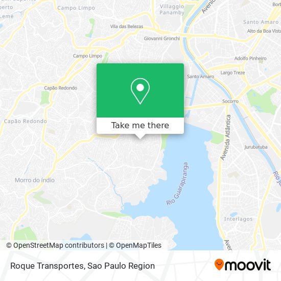 Roque Transportes map
