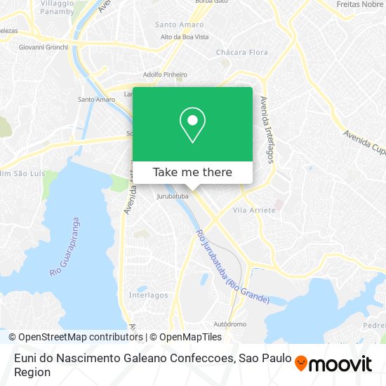 Euni do Nascimento Galeano Confeccoes map