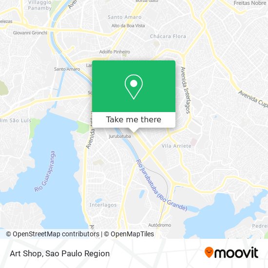 Art Shop map