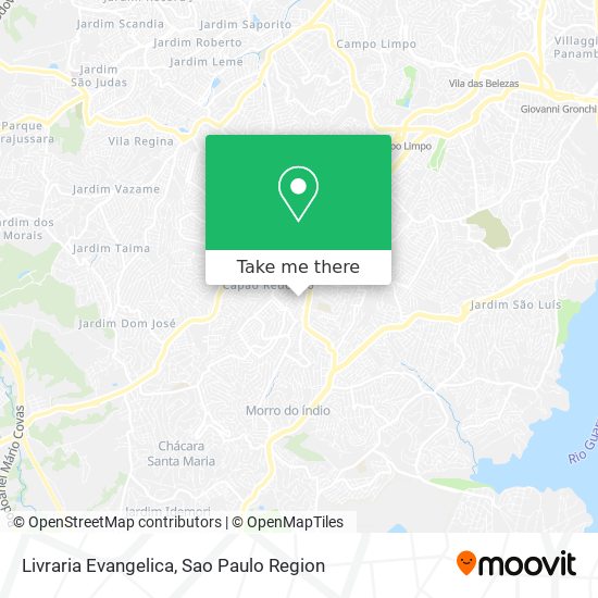 Livraria Evangelica map