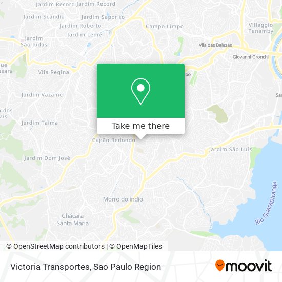 Victoria Transportes map