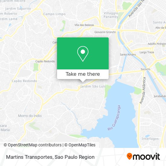 Mapa Martins Transportes