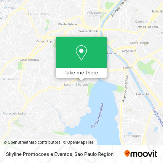 Mapa Skyline Promocoes e Eventos