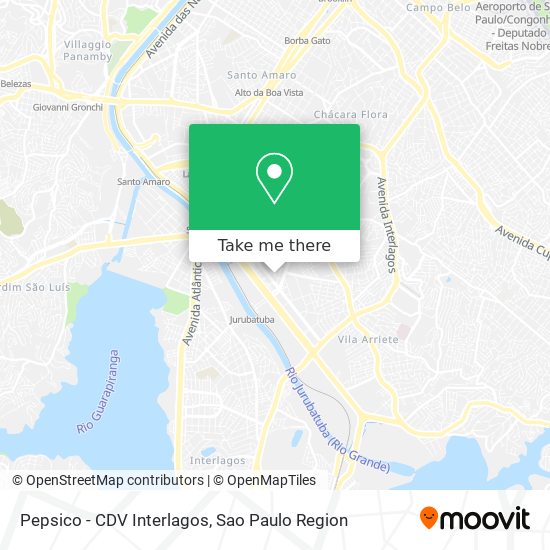 Mapa Pepsico - CDV Interlagos