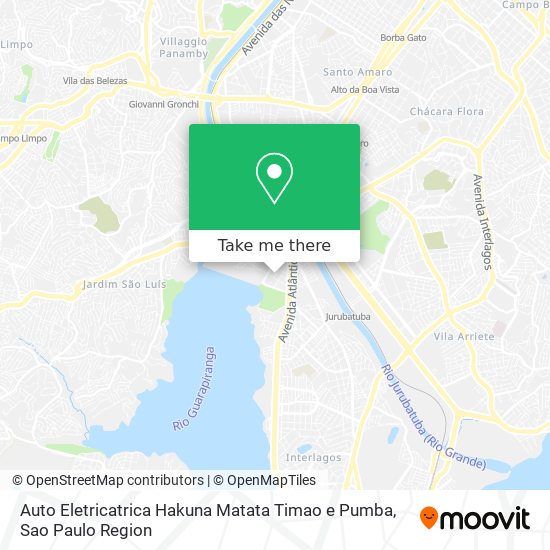 Auto Eletricatrica Hakuna Matata Timao e Pumba map