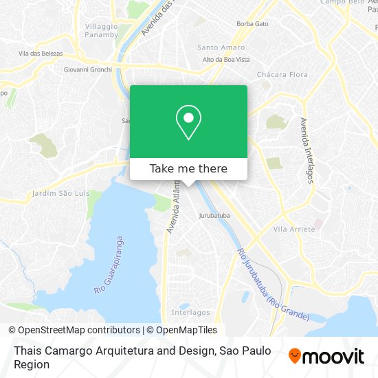 Mapa Thais Camargo Arquitetura and Design