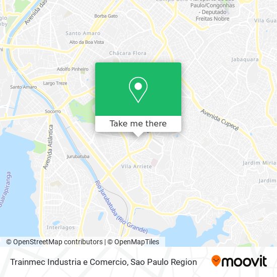 Mapa Trainmec Industria e Comercio