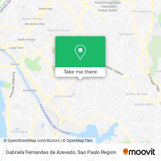 Gabriela Fernandes de Azevedo map