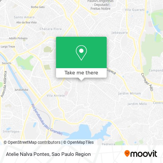 Atelie Nalva Pontes map